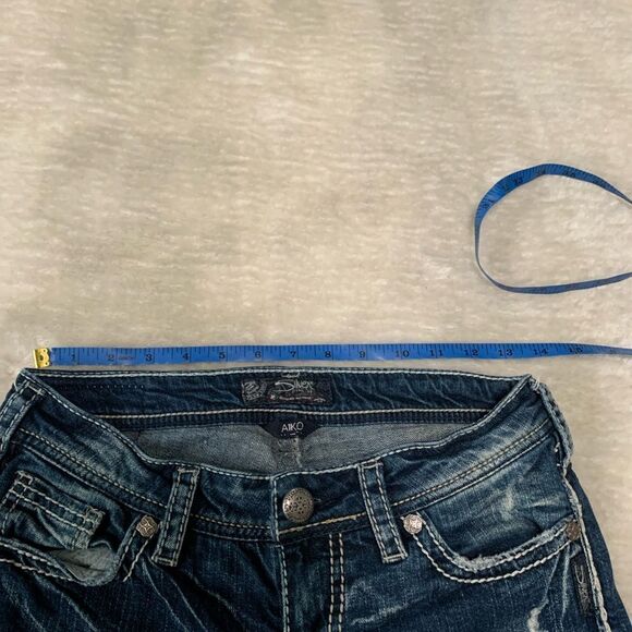 Silver Jeans Aiko Mid Capri Womens Denim Jeans Size 27‎ Pants - Picture 6 of 11